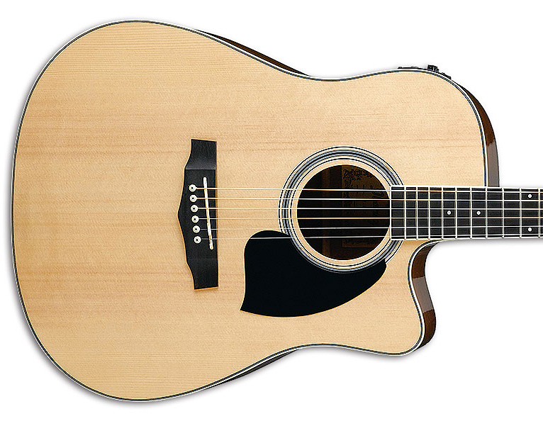 Ibanez Pf15ece Nt Dreadnought Cw Epicea Acajou Lau - Natural - Electro acoustic guitar - Variation 2