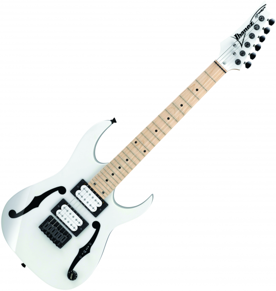 Electric guitar for kids Ibanez Paul Gilbert PGMM31 WH - white
