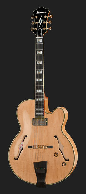 Ibanez Pat Metheny Pm200 Nt Prestige Japon Signature H Ht Eb - Natural - Hollow-body electric guitar - Variation 2