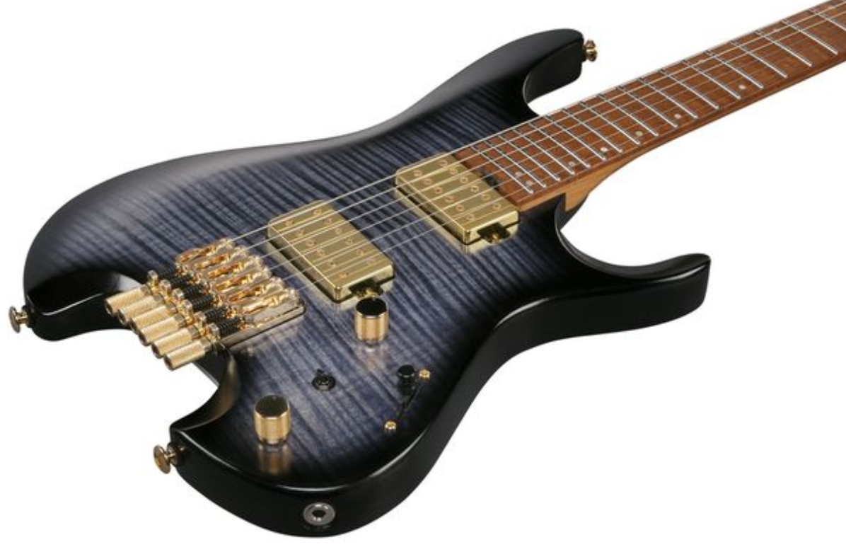 Ibanez Q52fmg Drl Quest Standard 2h Ht Mn - Deep Twilight Burst Low Gloss - Travel & mini electric guitar - Variation 2