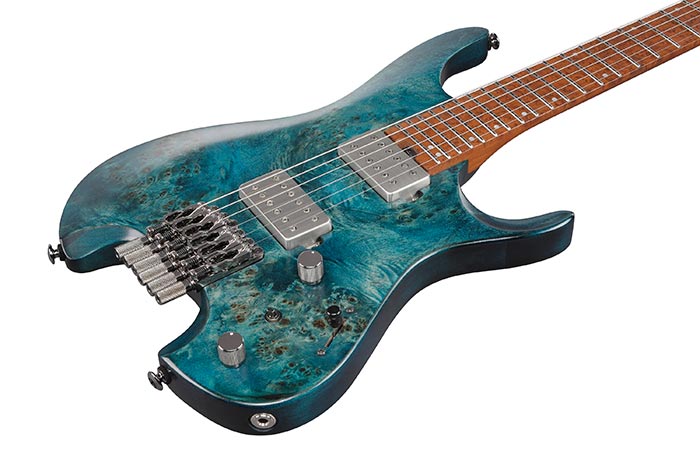 Ibanez Q52pb Col Quest Standard 2h Ht Mn - Cosmic Blue Low Gloss - Travel & mini electric guitar - Variation 2