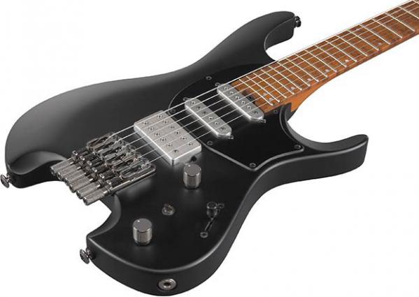 Solid body electric guitar Ibanez Q54 BKF Quest - black flat