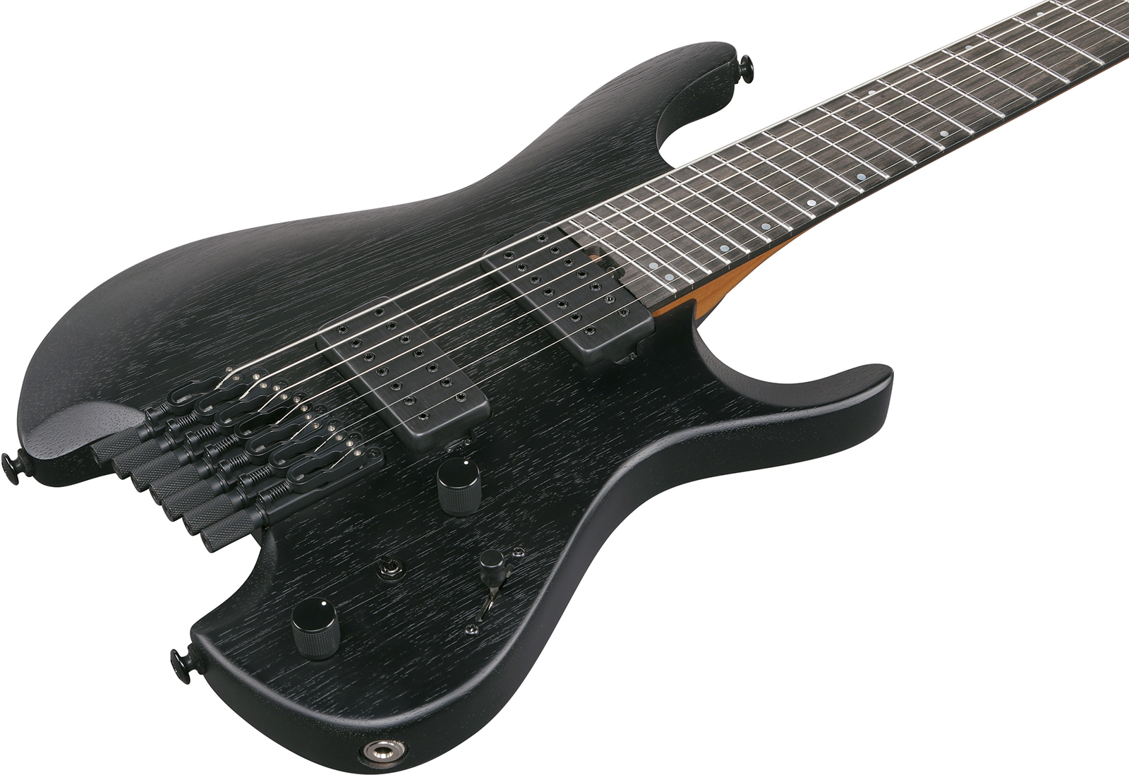 Ibanez Qx527b Wk Quest 7c 2h Ht Eb - Weathered Black - Double cut electric guitar - Variation 2