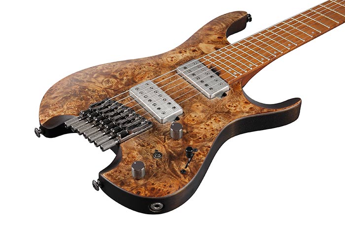 Ibanez Qx527pb Abs Quest 7c Hh Ht Mn - Antique Brown Stained - Multi-Scale Guitar - Variation 2
