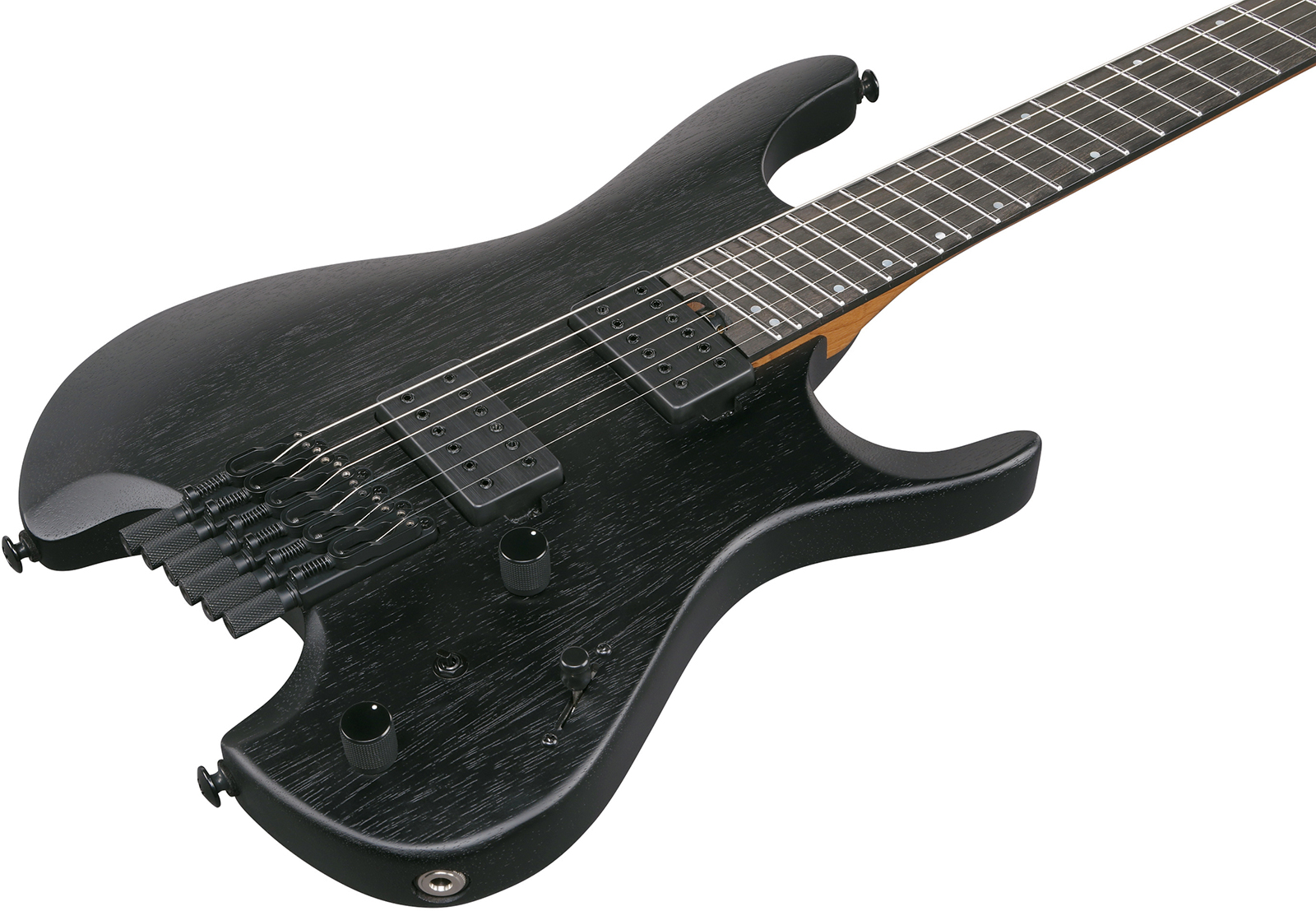 Ibanez Qx52b Wk Quest 2h Ht Eb - Weathered Black - Double cut electric guitar - Variation 2