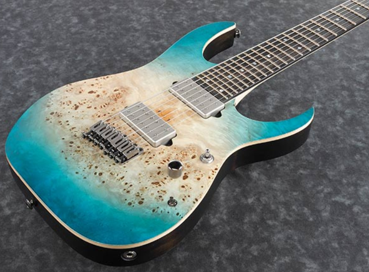 Ibanez Rg1127pbfx Cif Premium 7-cordes Hh Ht Eb +housse - Caribbean Islet Flat - 7 string electric guitar - Variation 2