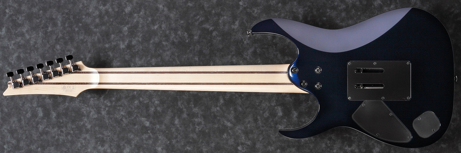 Ibanez Rg2027rxl Dtb Prestige Jap 7c Baryton 2h Dimarzio Fr Rw - Dark Tide Blue - Baritone guitar - Variation 1