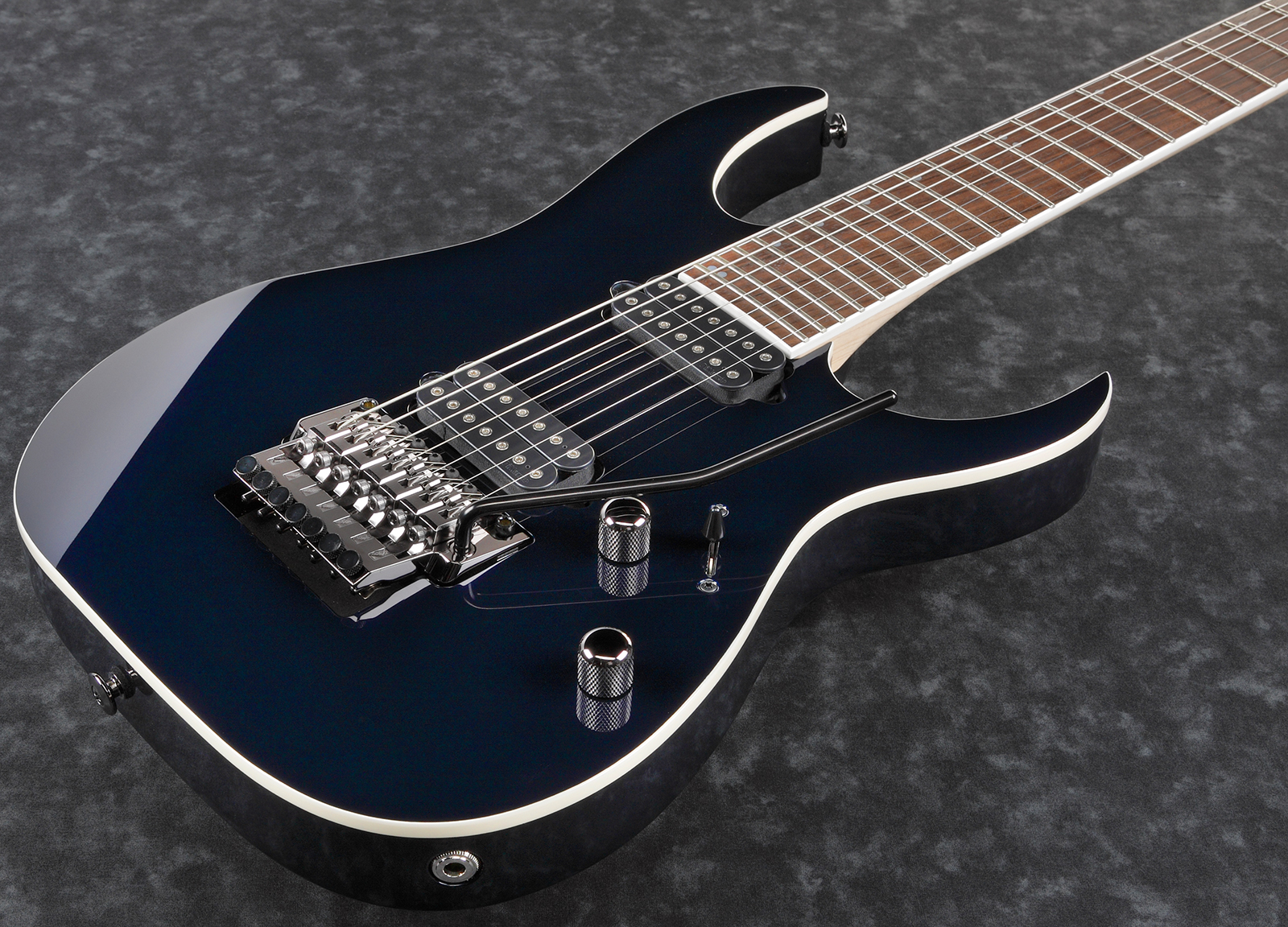Ibanez Rg2027rxl Dtb Prestige Jap 7c Baryton 2h Dimarzio Fr Rw - Dark Tide Blue - Baritone guitar - Variation 2
