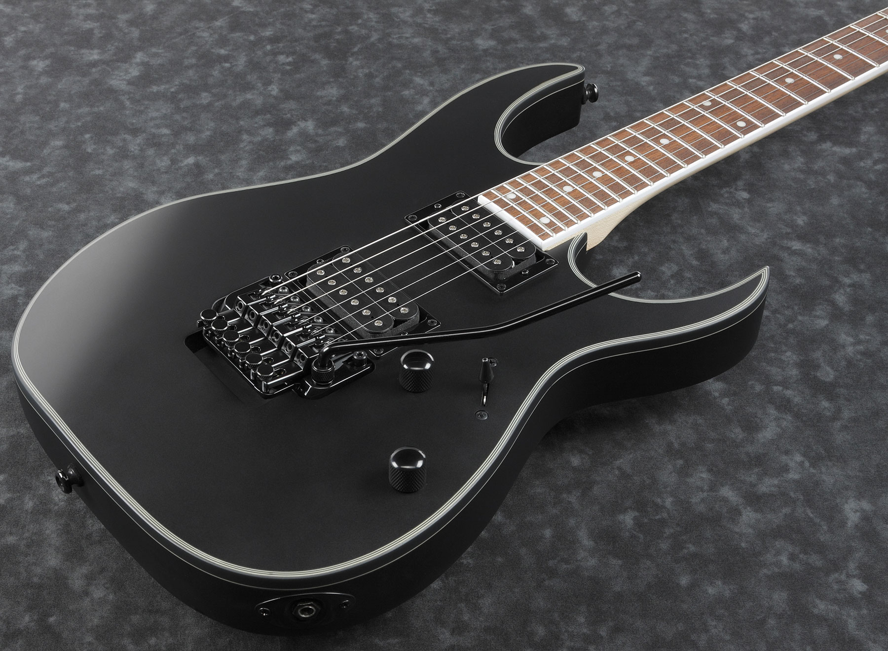 Ibanez Rg320exz Bkf Standard Fr Hh Jat - Black Flat - Str shape electric guitar - Variation 2