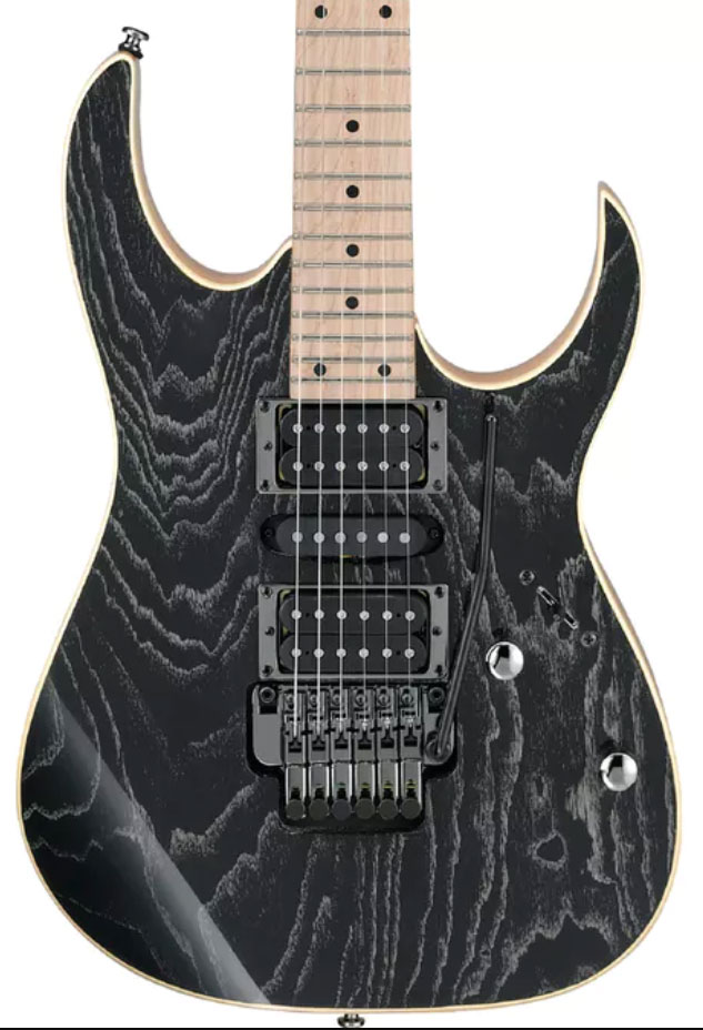Ibanez Rg370ahmz Swk Standard Hsh Fr Mn - Silver Wave Black - Str shape electric guitar - Variation 1