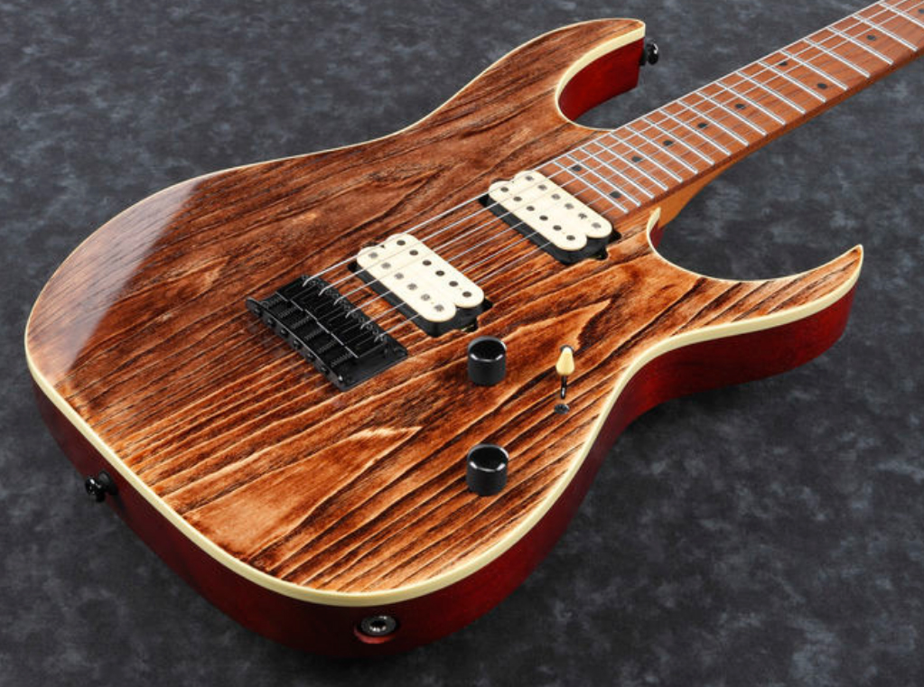 Ibanez Rg421hpam Abl Standard Hh Dimarzio Ht Mn - Antique Brown Stained Low Gloss - Str shape electric guitar - Variation 2
