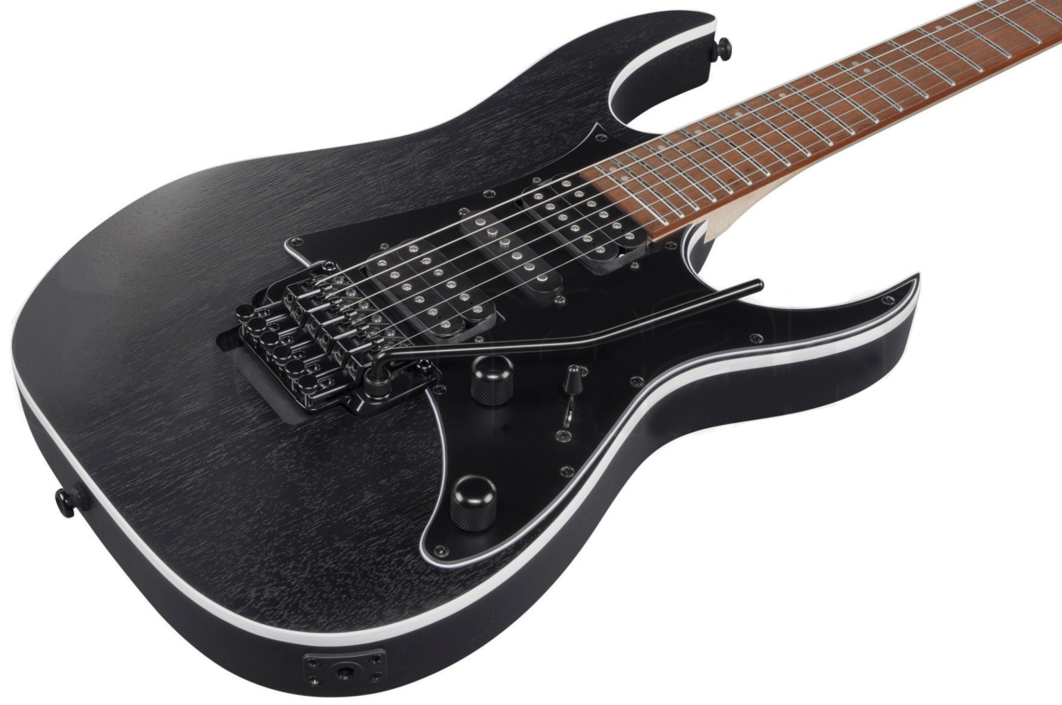 Ibanez Rg450b Wk Standard Hsh Trem Jat - Weathered Black - Str shape electric guitar - Variation 1