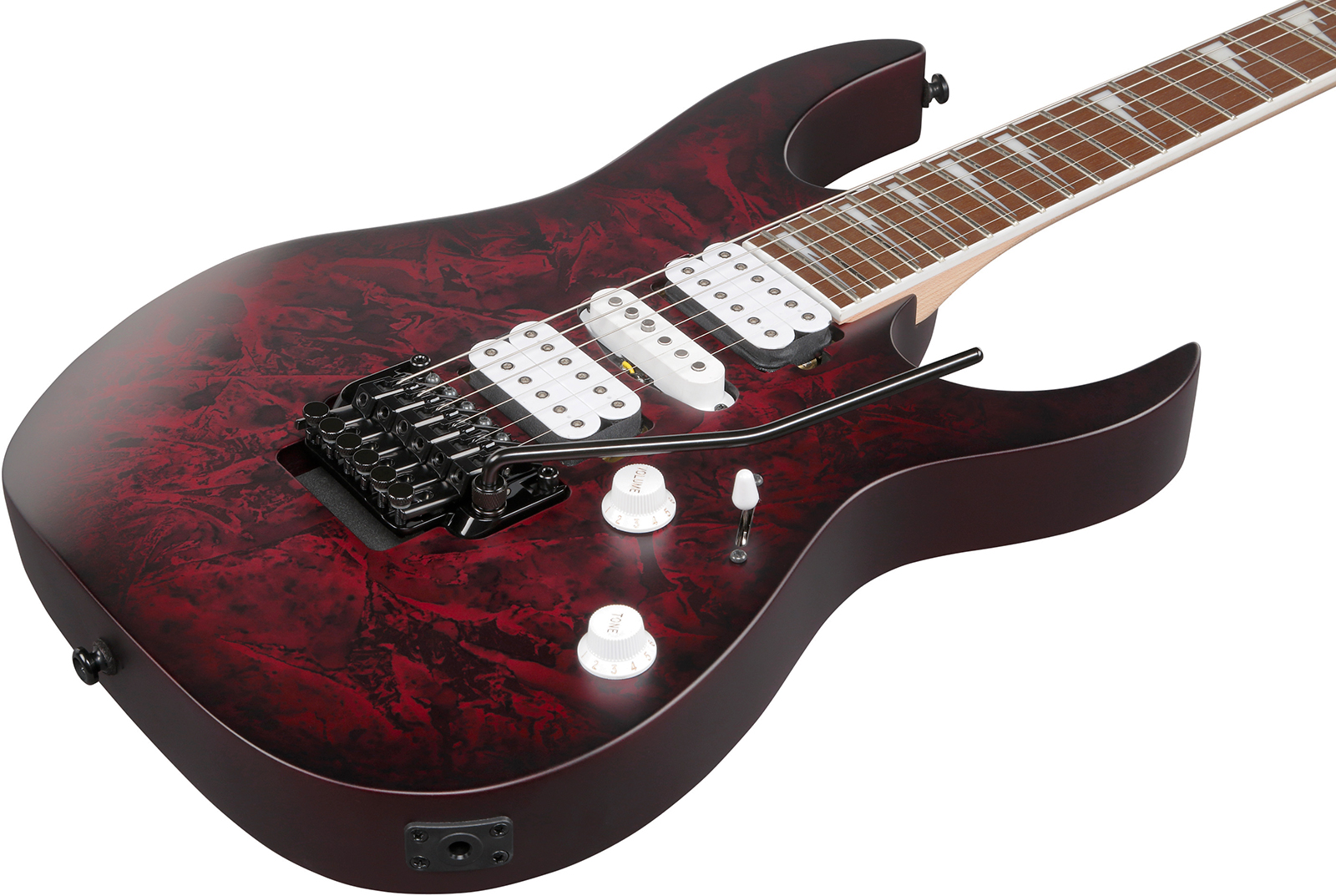 Ibanez Rg470dxw Wzm Standard Hsh Fr Jat - Wine Red Frozen Matte - Str shape electric guitar - Variation 2
