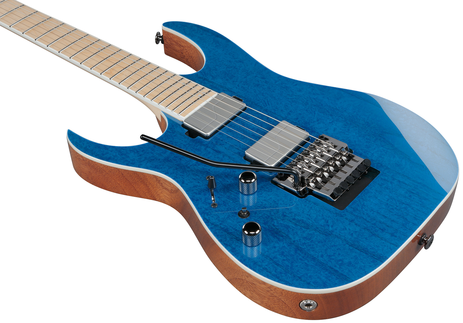Ibanez Rg5120ml Fcn Lh Prestige Jap Gaucher 2h Fishman Fluence Fr Mn - Frozen Ocean - Str shape electric guitar - Variation 2