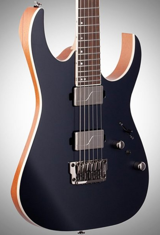 Ibanez Rg5121 Dbf Prestige Jap Hh Fishman Fluence Ht Eb - Dark Tide Blue Flat - Str shape electric guitar - Variation 2