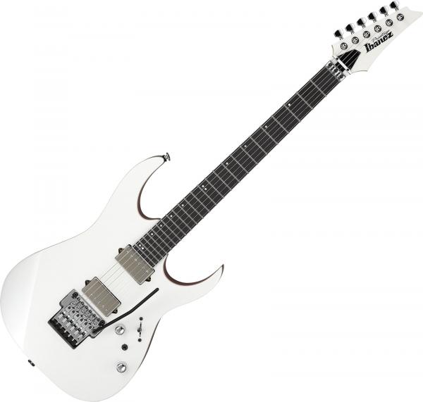 Solid body electric guitar Ibanez RG5320C PW Prestige Japan - Polar white