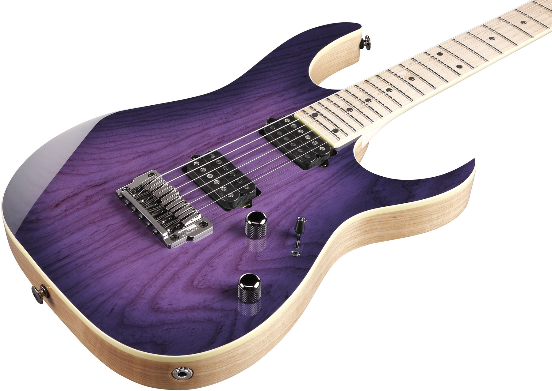 Ibanez Rg652ahmfx Rpb Prestige Jap Hh Dimarzio Ht Mn - Royal Plum Burst - Str shape electric guitar - Variation 2