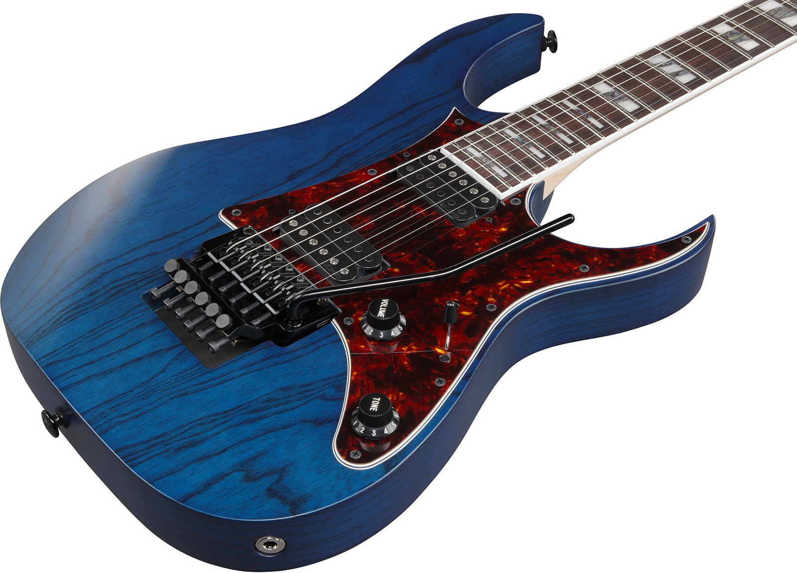 Ibanez Rg653dx Tdf Prestige Jap 2h Rw - Transparent Deep Blue Flat - Str shape electric guitar - Variation 2