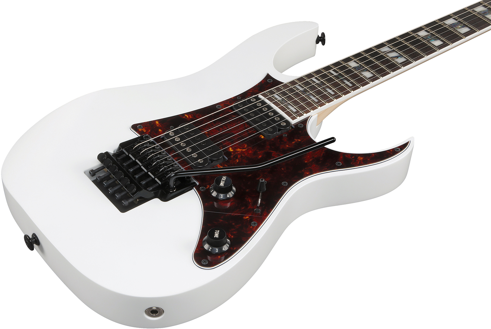 Ibanez Rg653dx Whf Prestige Jap 2h Dimarzio Fr Rw - White Flat - Str shape electric guitar - Variation 2