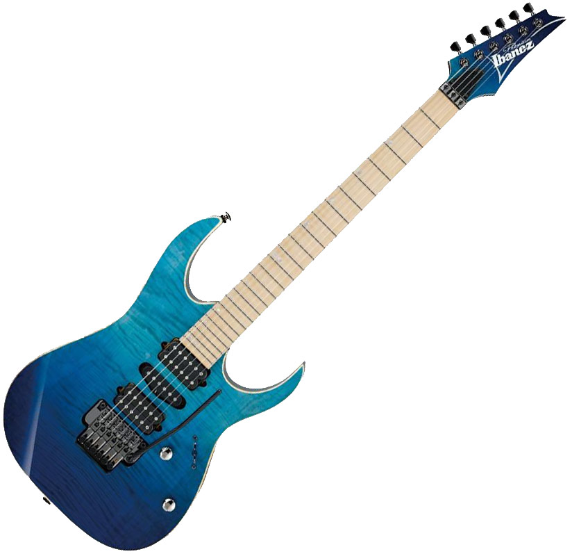 Ibanez RG6PCMLTD-BRG Premium Electric Guitar, Blue Reef