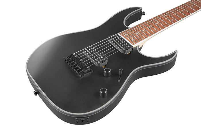 Ibanez Rg7421ex Bkf Standard 7c 2h Ht Jat - Black Flat - 7 string electric guitar - Variation 2