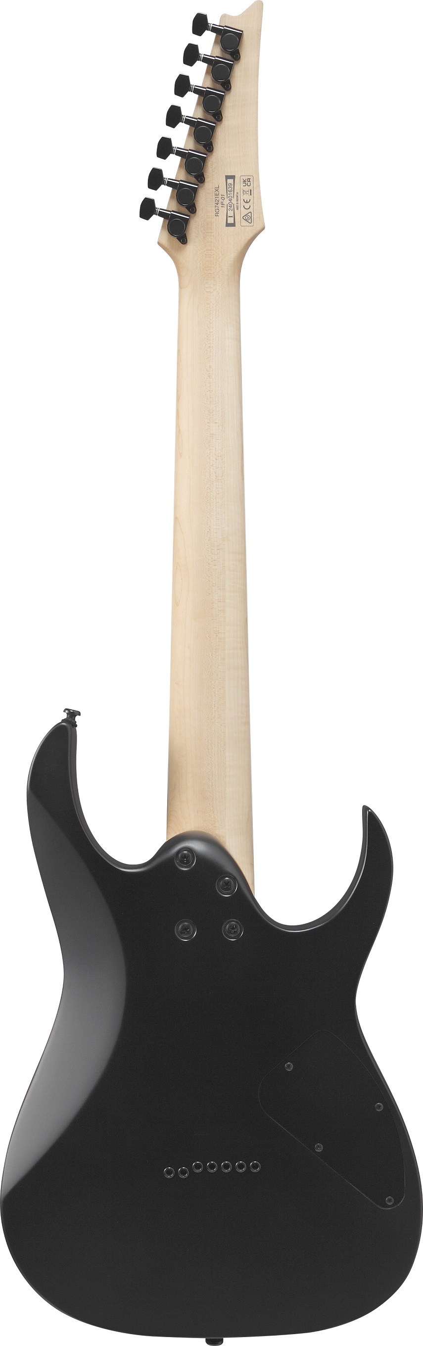 Ibanez Rg7421exlbkf Gaucher Ht Hh Ja - Black Flat - Str shape electric guitar - Variation 1