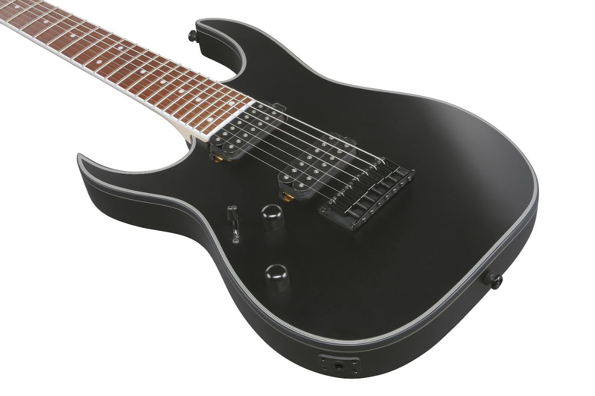 Ibanez Rg7421exlbkf Gaucher Ht Hh Ja - Black Flat - Str shape electric guitar - Variation 2