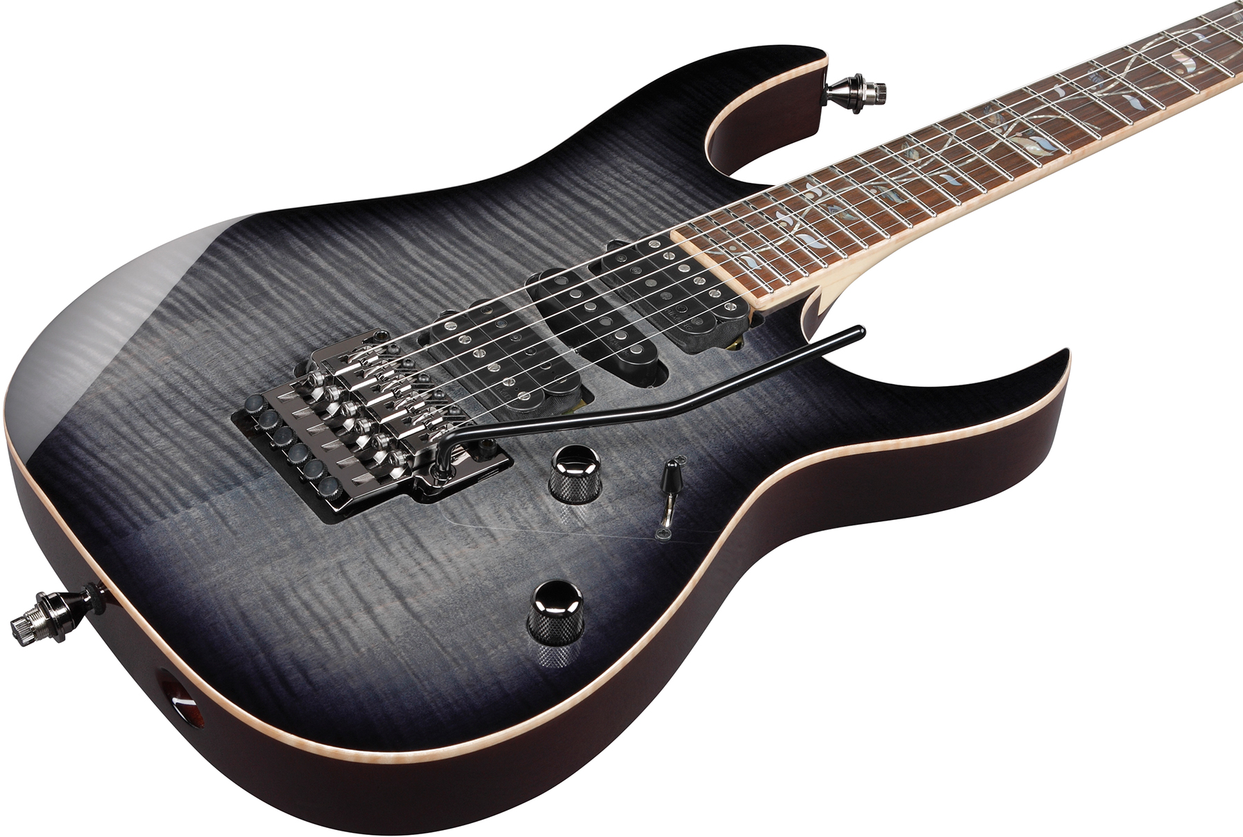 Ibanez Rg8570 Bre J.custom Jap Hsh Dimarzio Fr Eb - Black Rutile - Str shape electric guitar - Variation 2