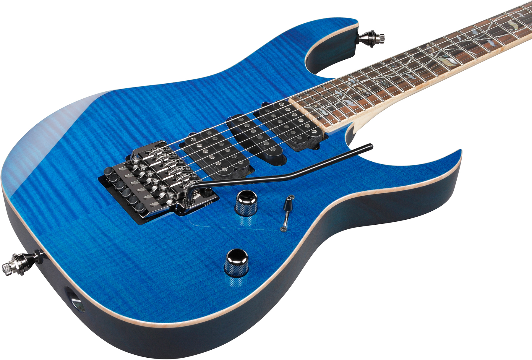 Ibanez Rg8570 Bre J.custom Jap Hsh Dimarzio Fr Eb - Royal Blue Sapphire - Str shape electric guitar - Variation 2