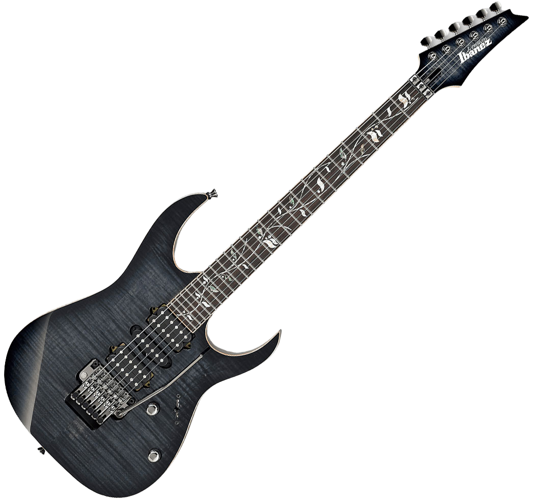 the latter Bookstore Mail Ibanez RG8570Z BRE J.Custom Japan - black rutile Solid body electric guitar  black