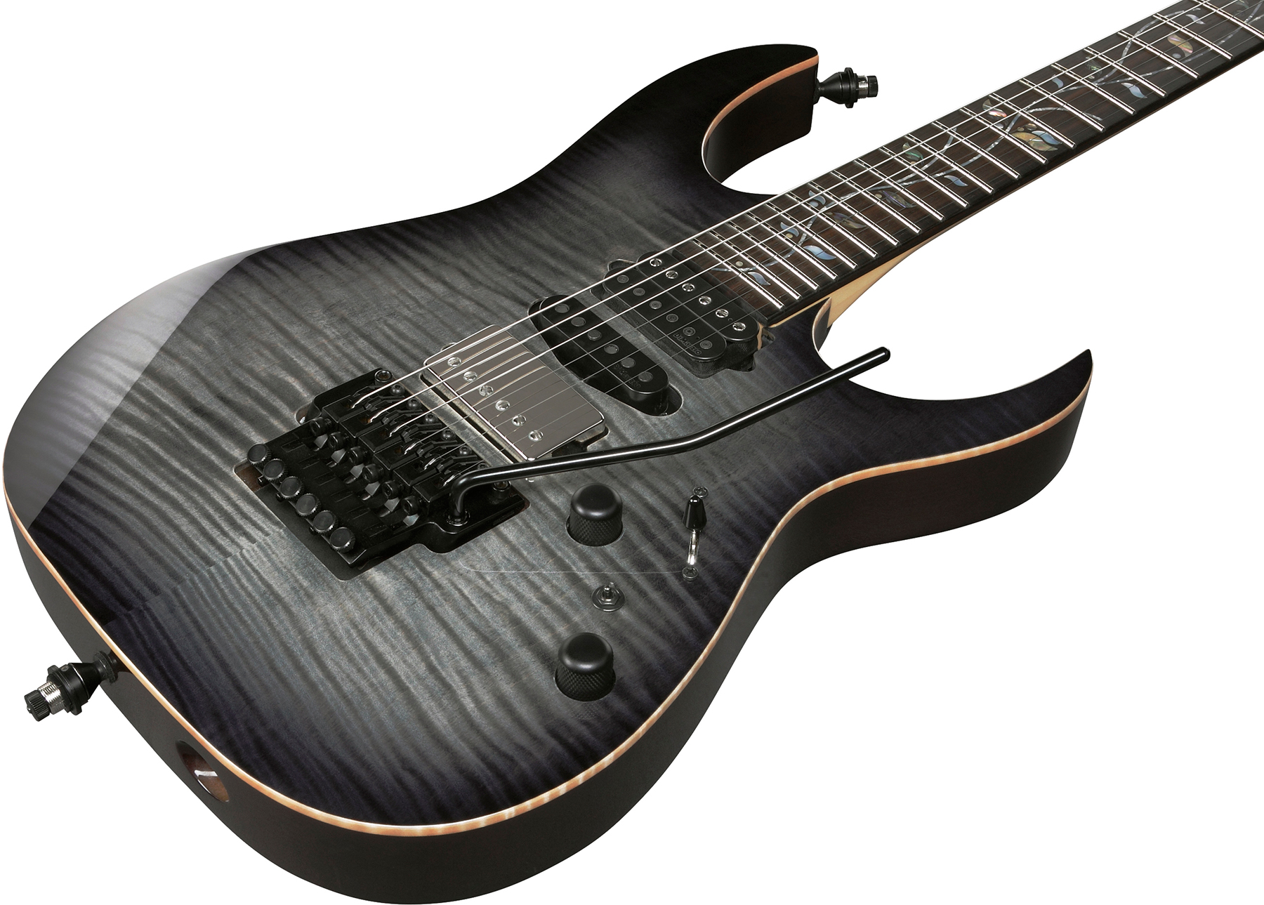 Ibanez Rg8870 Bre J.custom Jap Hsh Dimarzio Fr Eb - Black Rutile - Str shape electric guitar - Variation 2