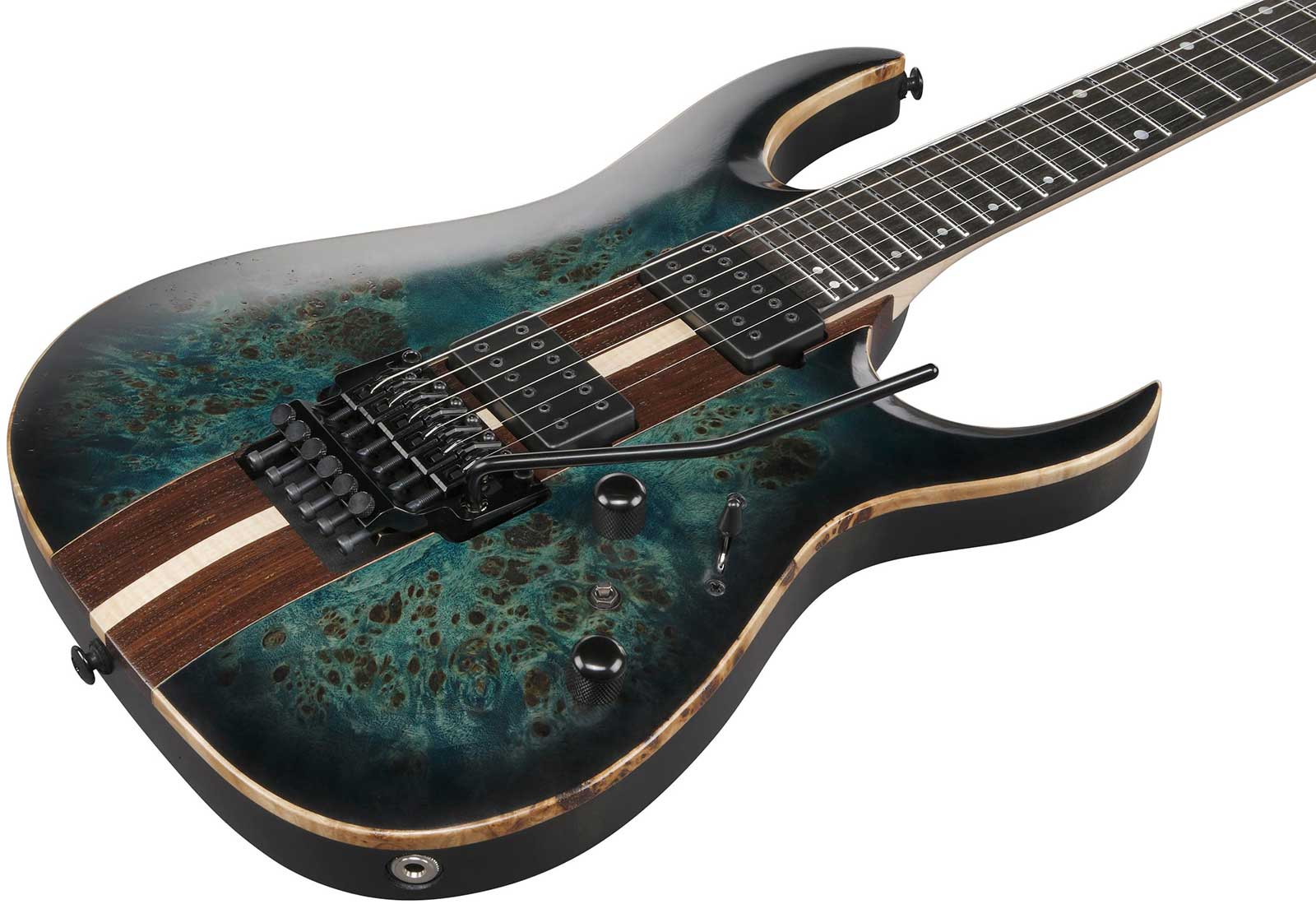 Ibanez Rga20p1pb Cul Premium 2h Dimarzio Fr Eb - Cosmic Blue Burst Low Gloss - Str shape electric guitar - Variation 2