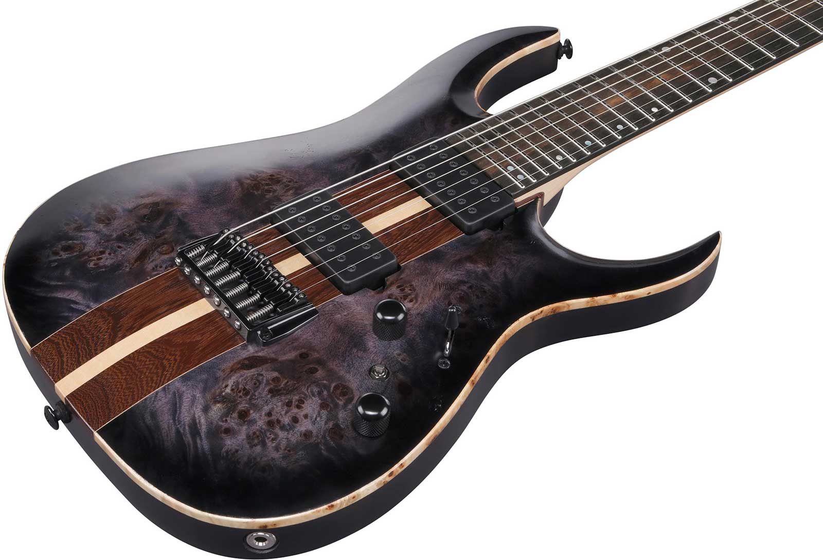 Ibanez Rga217p1pb Drl Premium 7c 2h Dimarzio Ht Eb - Deep Twilight Burst - Str shape electric guitar - Variation 2
