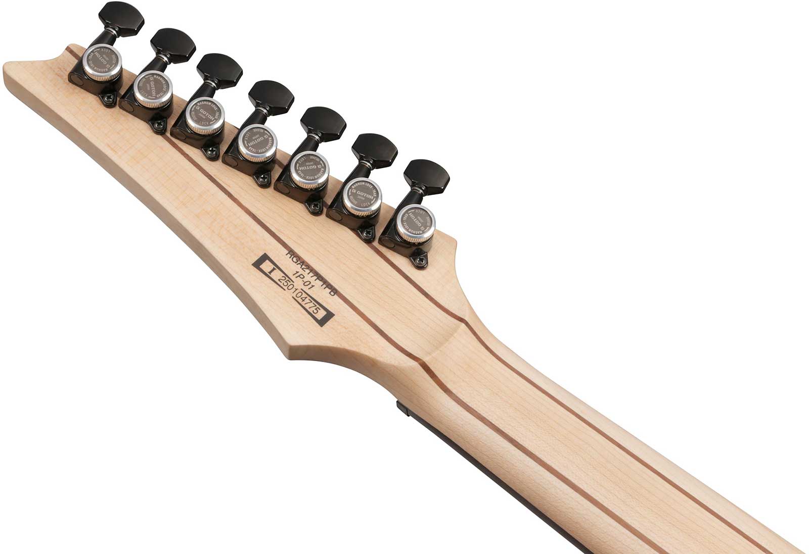 Ibanez Rga217p1pb Drl Premium 7c 2h Dimarzio Ht Eb - Deep Twilight Burst - Str shape electric guitar - Variation 4