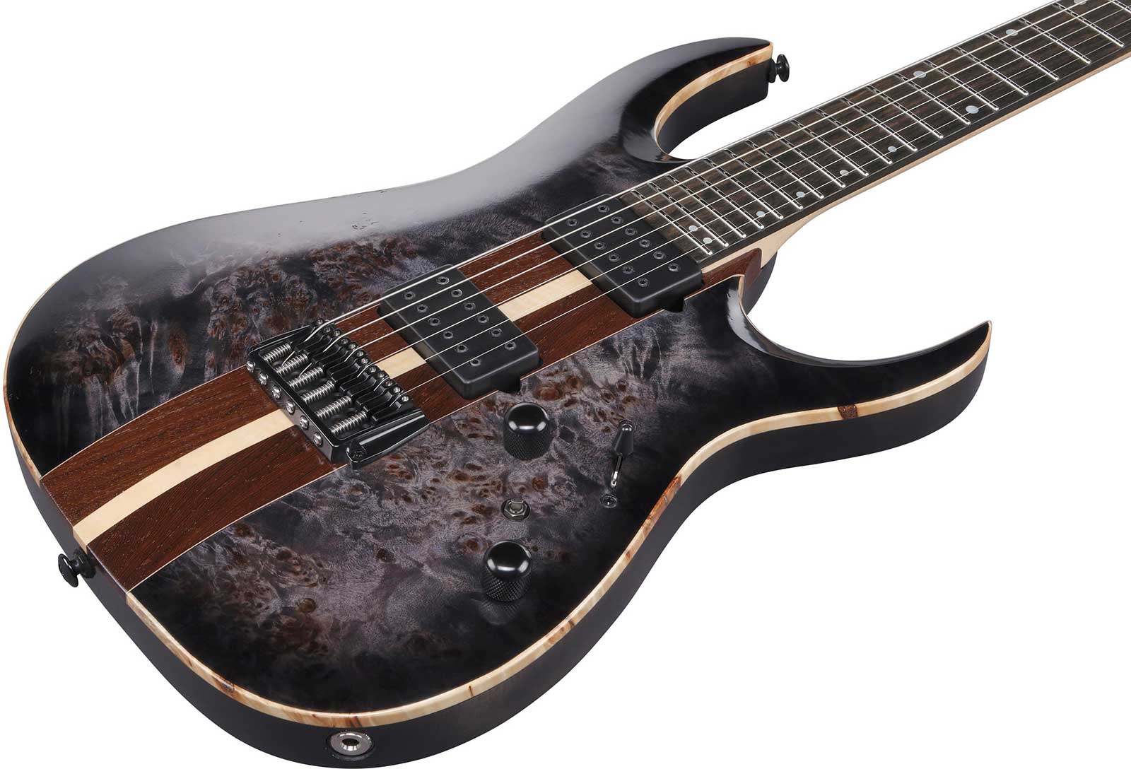 Ibanez Rga21p1pb Drl Premium 2h Dimarzio Ht Eb - Deep Twilight Burst - Str shape electric guitar - Variation 2