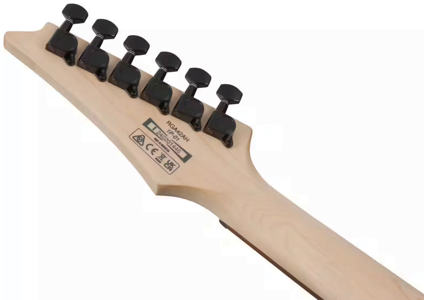 Ibanez Rga42ah Bks Standard 2h Ht Jat - Black Stained - Str shape electric guitar - Variation 5