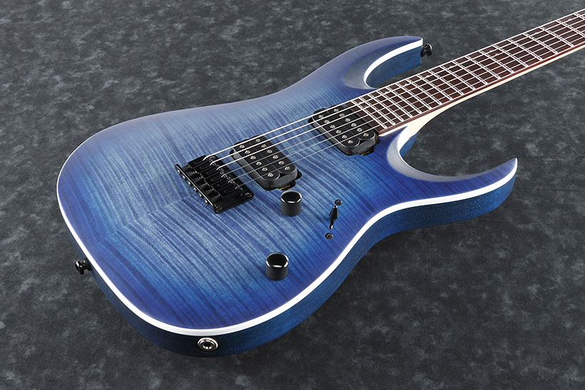 Ibanez Rga42fm Blf Standard Hh Ht Jat - Blue Lagoon Burst Flat - Str shape electric guitar - Variation 1