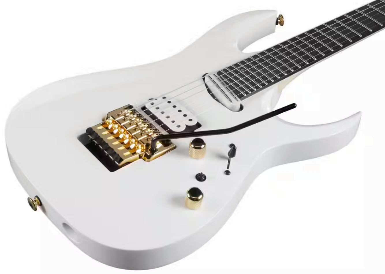 Ibanez Rga622xh Wh Axe Design Lab Jap 2h Trem Eb - White - Str shape electric guitar - Variation 1