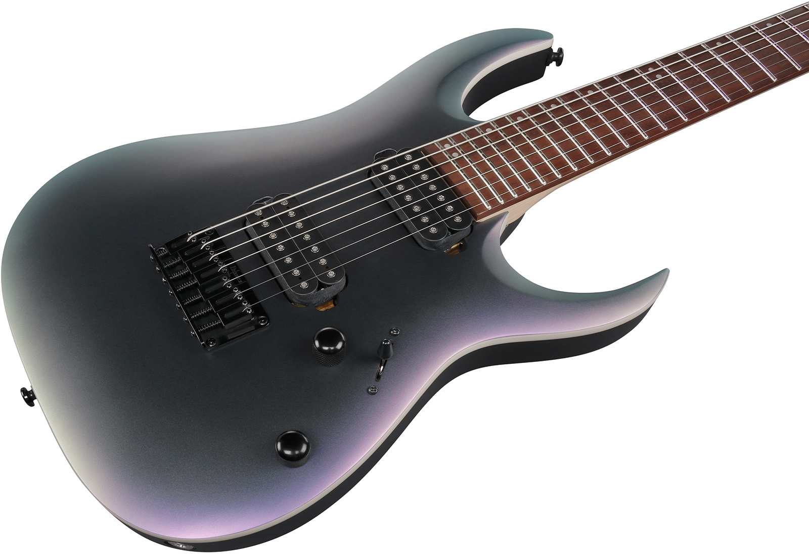 Ibanez Rga742ex Bam Standard 7c 2h Ht Jat - Black Aurora Burst Matte - Str shape electric guitar - Variation 2