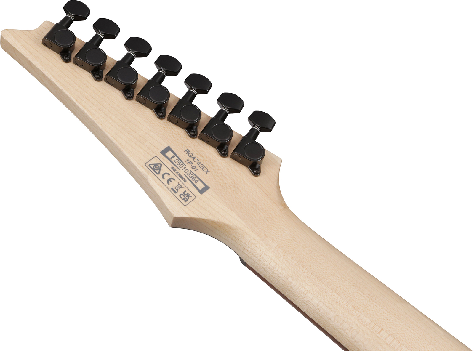 Ibanez Rga742ex Bam Standard 7c 2h Ht Jat - Black Aurora Burst Matte - Str shape electric guitar - Variation 4