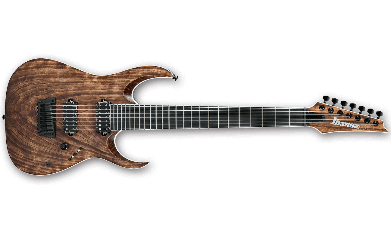 Ibanez Rgaix7u Abs Iron Label 7-cordes Hh Ht - Antique Brown Stained - 7 string electric guitar - Variation 1