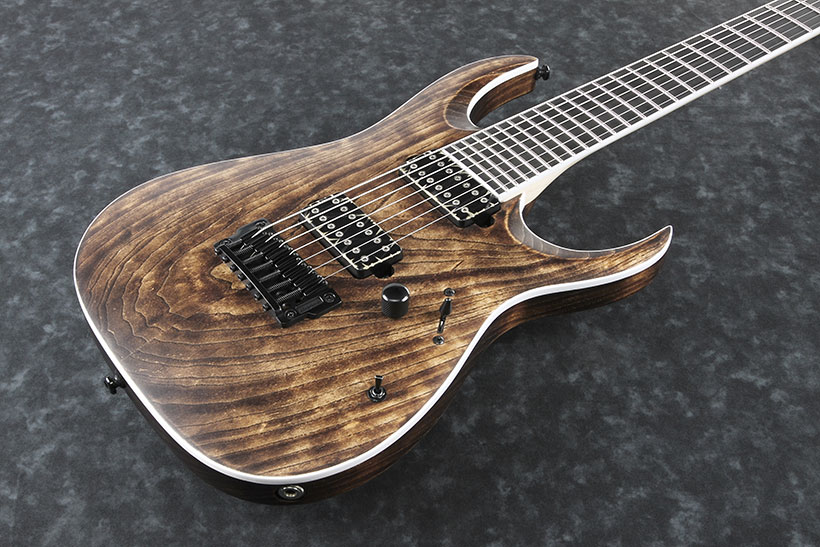 Ibanez Rgaix7u Abs Iron Label 7-cordes Hh Ht - Antique Brown Stained - 7 string electric guitar - Variation 2