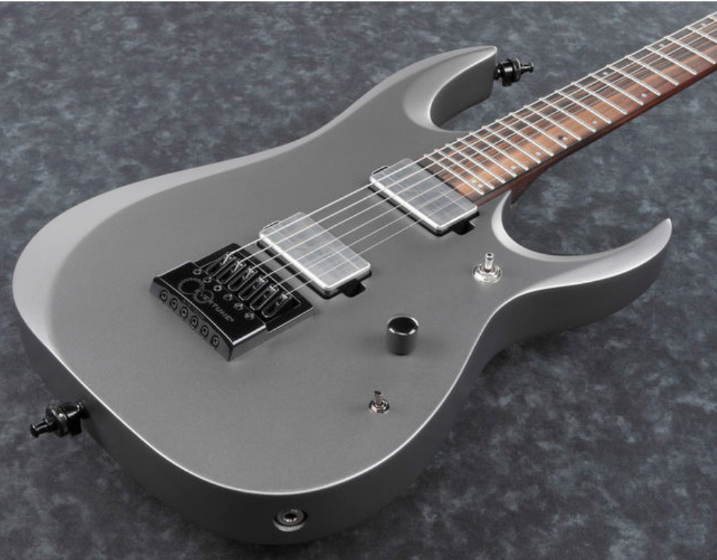 Ibanez Rgd61alet Mgm Axion Label Hh Fishman Fluence Ht Evertune Eb - Metallic Gray Matte - Str shape electric guitar - Variation 2