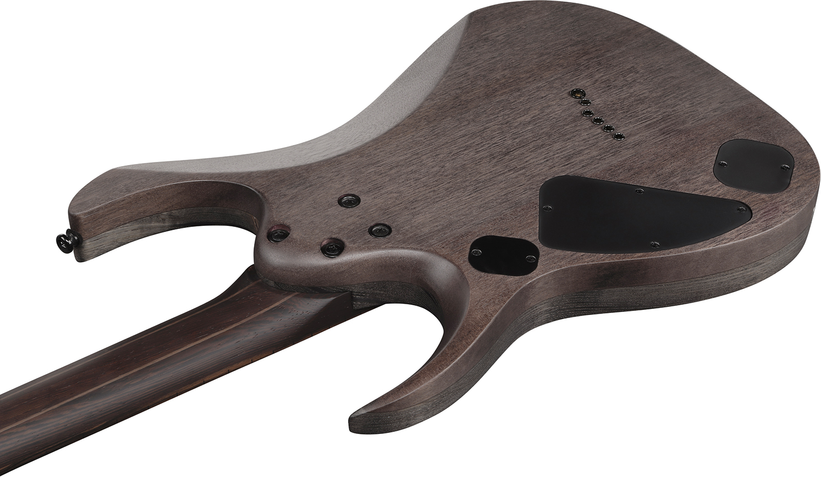 Ibanez Rgd621ah Mnf Iron Label Baryton 2h Dimarzio Ht Eb - Midnight Shade Flat - Baritone guitar - Variation 3