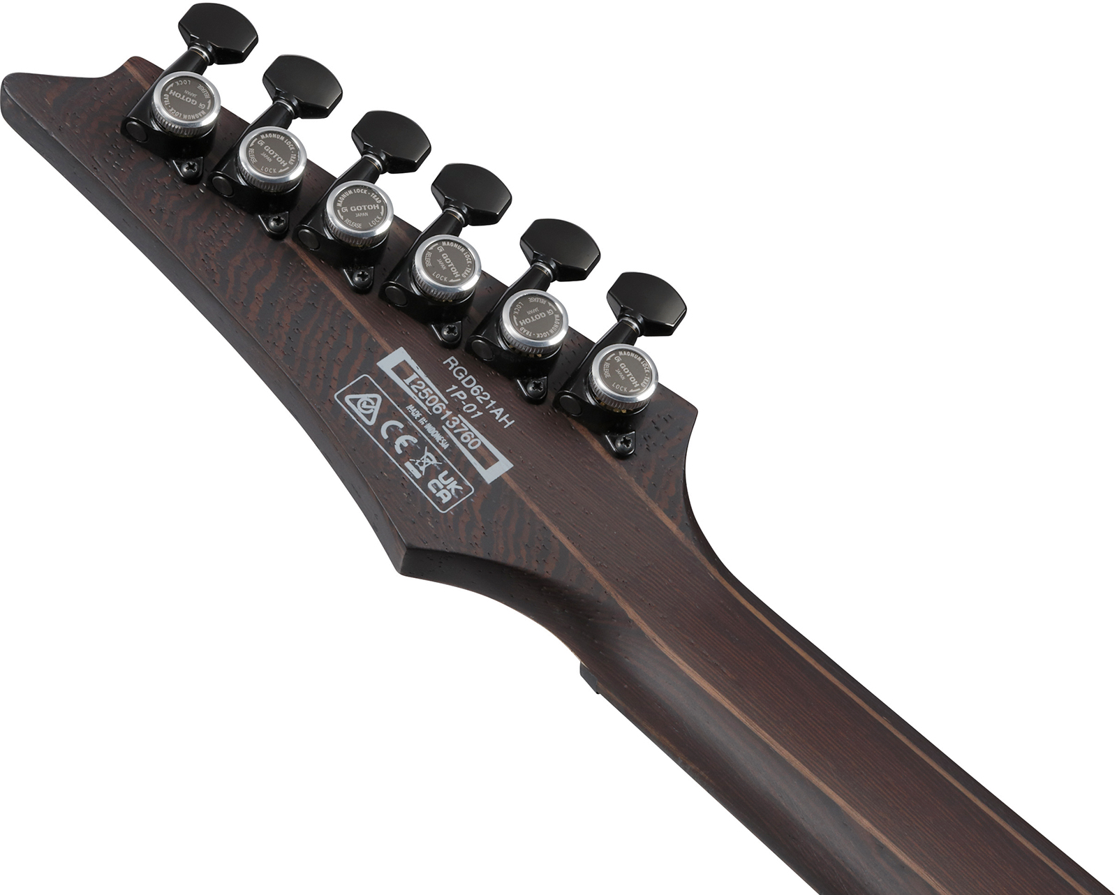 Ibanez Rgd621ah Mnf Iron Label Baryton 2h Dimarzio Ht Eb - Midnight Shade Flat - Baritone guitar - Variation 4