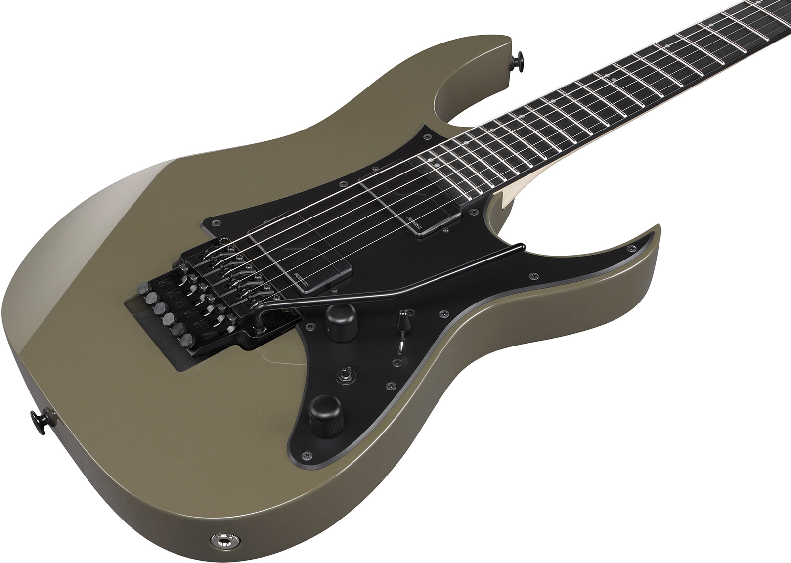 Ibanez Rgr5130r Km Prestige Jap 2h Fishman Fluence  Fr Rw - Khaki Metallic - Str shape electric guitar - Variation 2