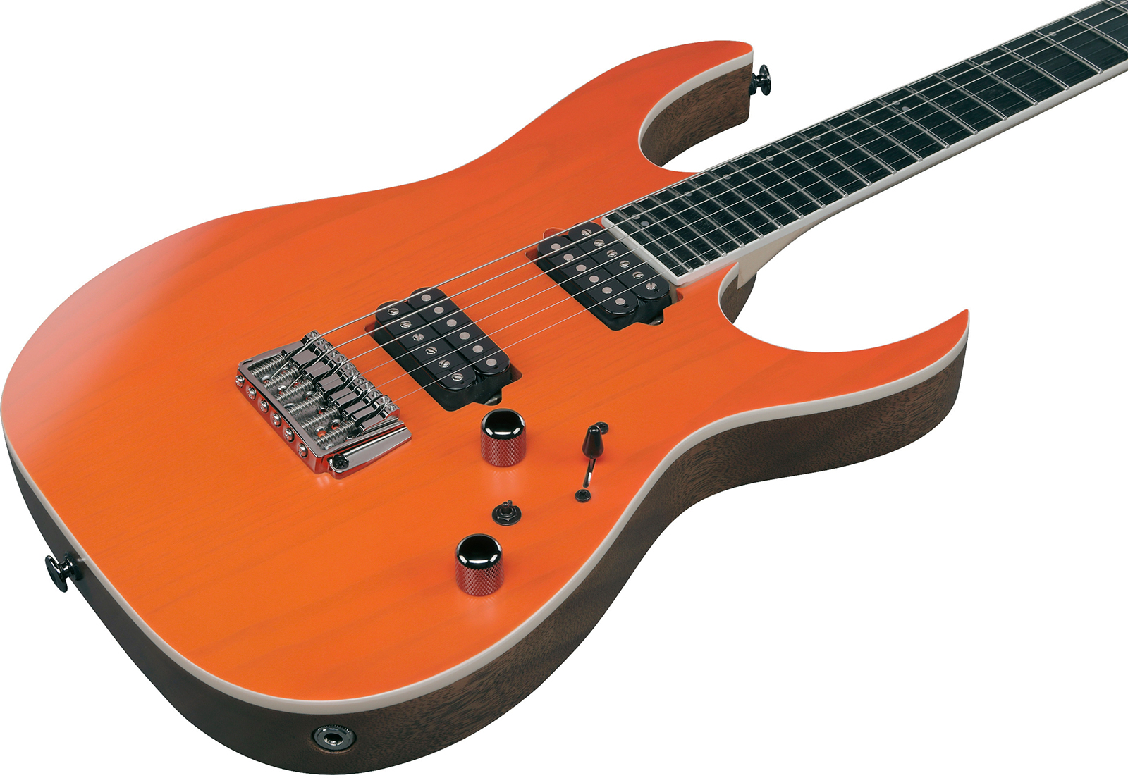 Ibanez Rgr5221r Tfr Prestige Jap 2h Bare Knuckle Ht Rw - Transparent Fluorescent Orange - Str shape electric guitar - Variation 2
