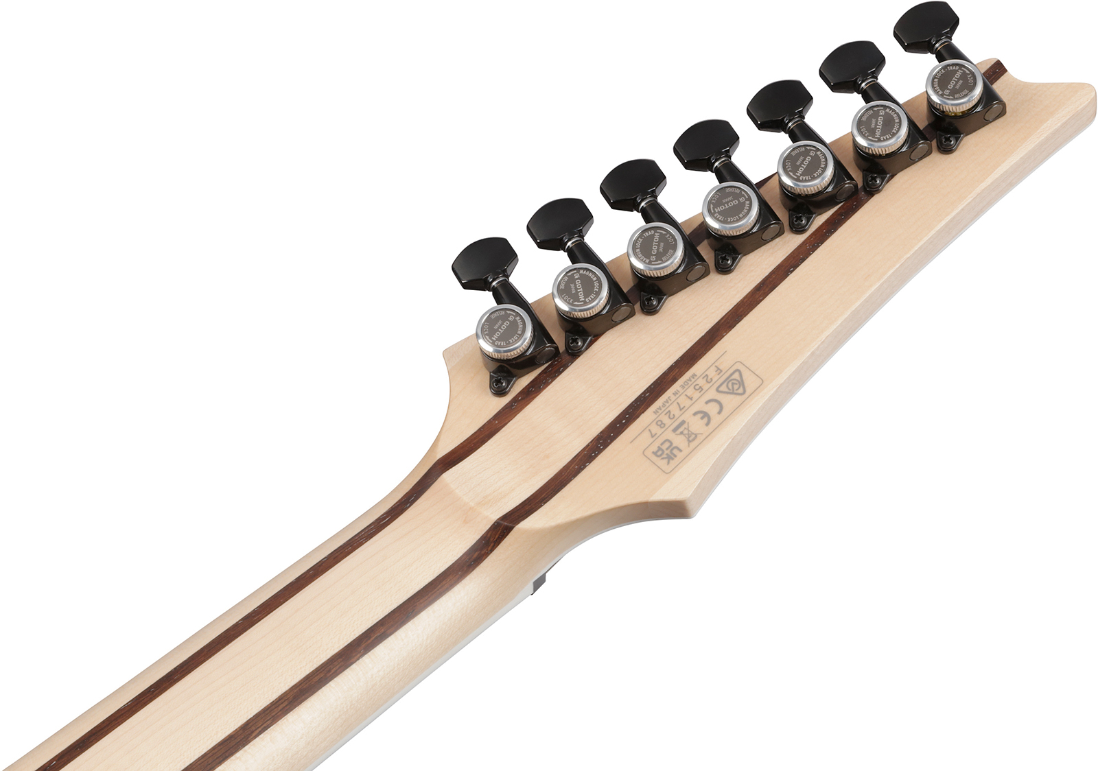 Ibanez Rgr762ahbf Wk Prestige Jap 7c 2h Dimarzio Ht Rw - Weathered Black - Str shape electric guitar - Variation 4