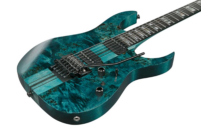 Ibanez Rgt1220pbk Col Premium 2h Dimarzio Fr Eb - Cosmic Blue Low Gloss - Str shape electric guitar - Variation 2