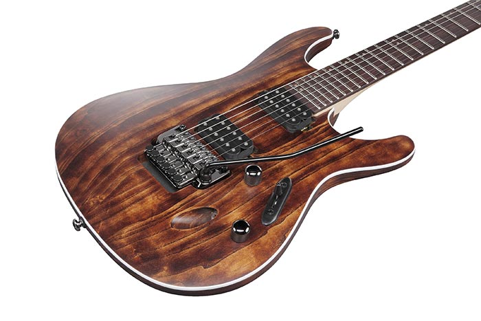 Ibanez S520ah Abs Sabre Premium 2h Trem Rw - Antique Brown Stained - Str shape electric guitar - Variation 2